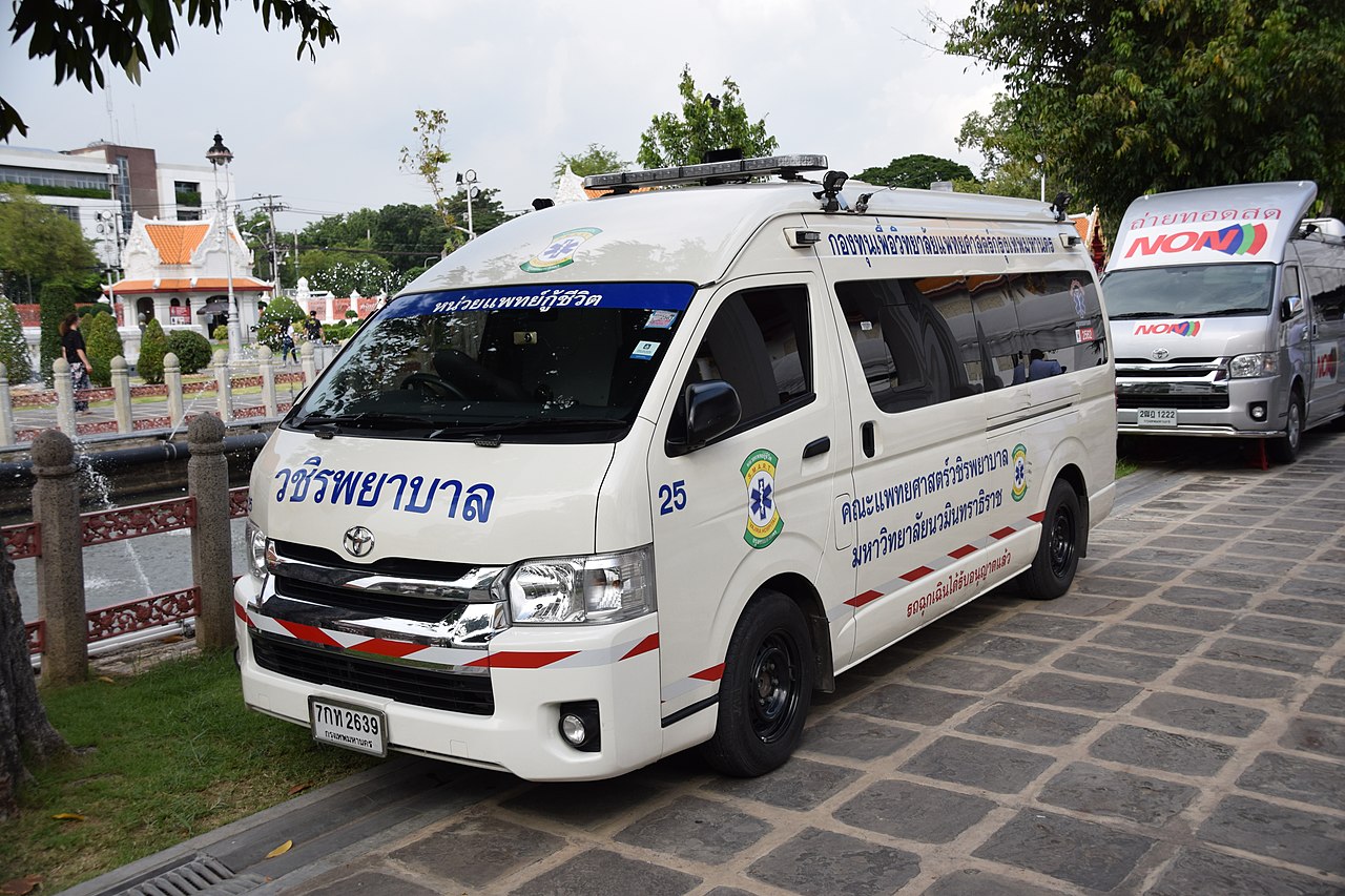 Toyota ambulance in Thailand
