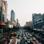 Traffic in Central Bangkok