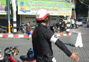 Traffic police in Chiang Mai