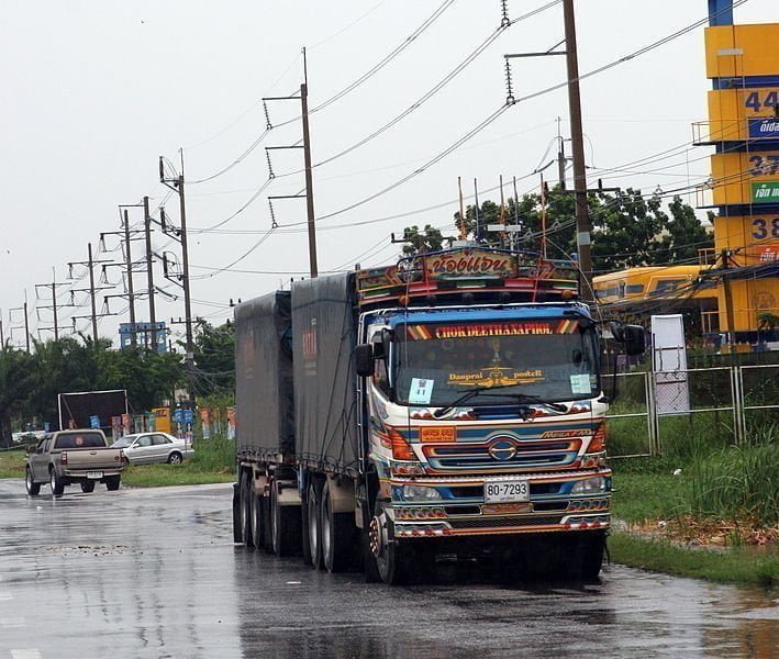 Colorful truck in Thailand