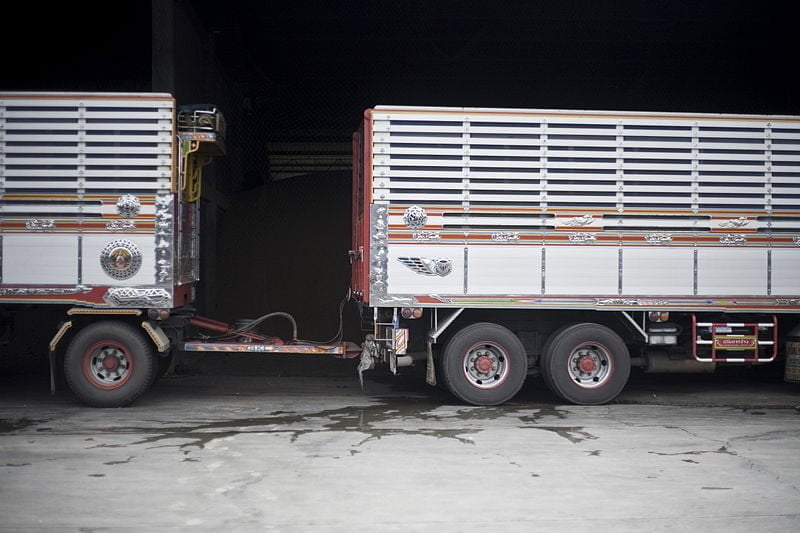 Heavy truck in Thailand