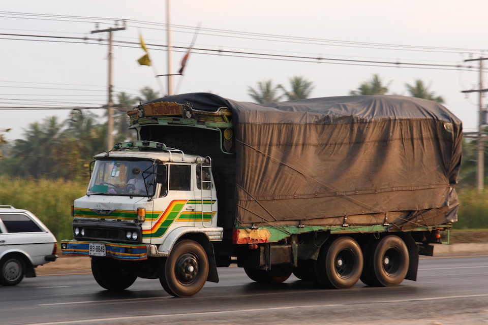 Old Hino truck in Thailand