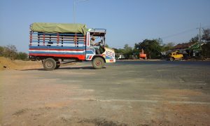 A truck in Surin province