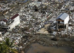 Meulaboh in Sumatra, Indonesia after tsunami.