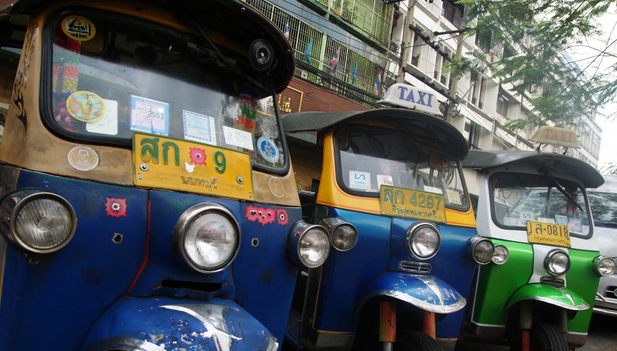 Tuk tuks in Bangkok