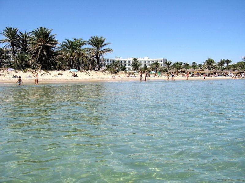 Beach in Sousse, Tunisia