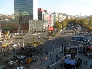 Kızılay Square in Ankara, Turkey