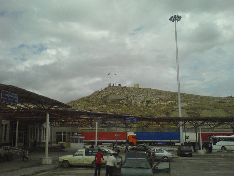 Turkey-Iran border in Bazargan