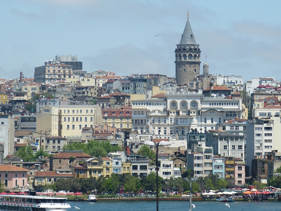 View of Galata in Istanbul, Turkey