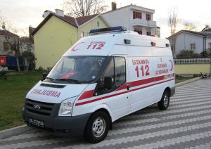 Ambulance in Istanbul, Turkey