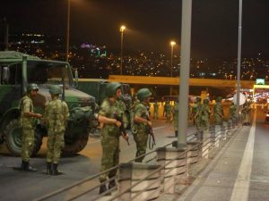Turkey military coup, Bosphorus bridge