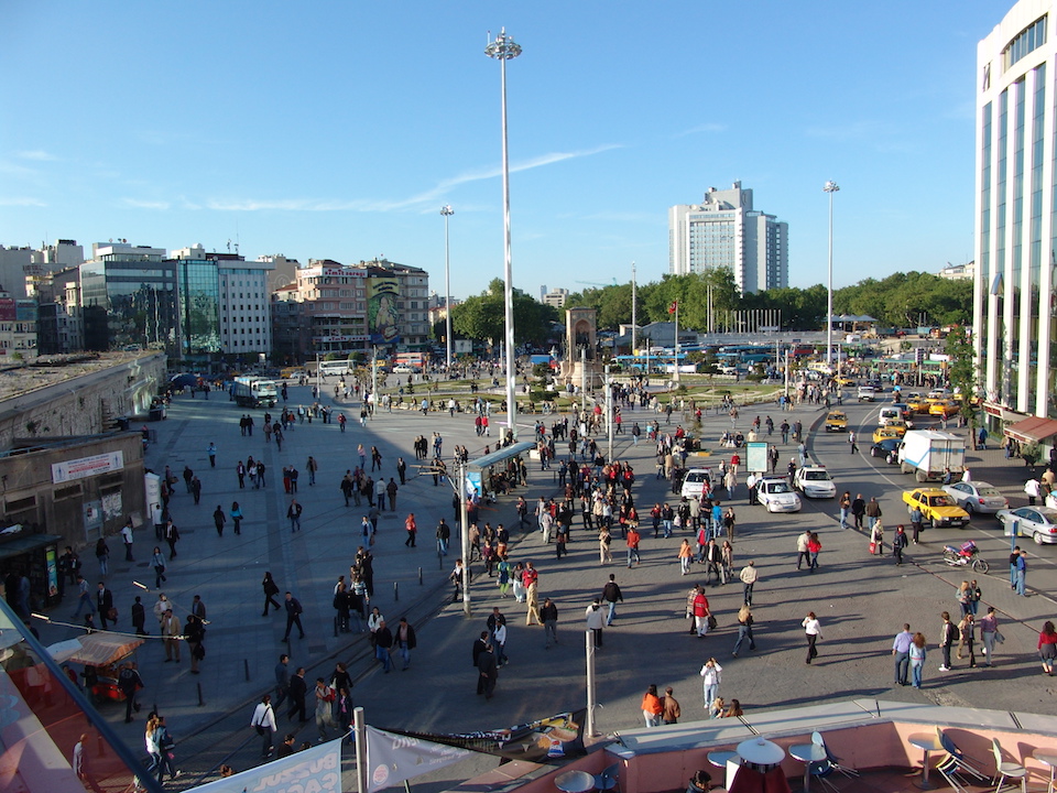 Taksim Square in Istanbul, Turkey