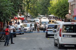 The Turkish police conduct raids on terrorist suspects