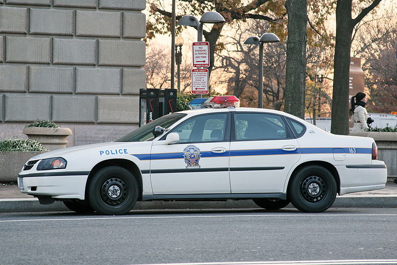 US police car. US Park Police.