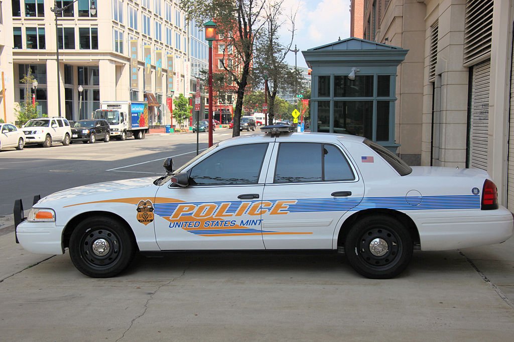 US Mint police car