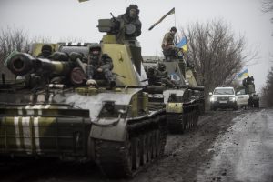 Movement of heavy weaponry in eastern Ukraine