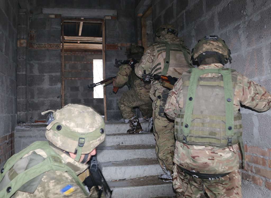 Ukrainian Soldiers assigned to 3rd Battalion in Yavoriv, Ukraine