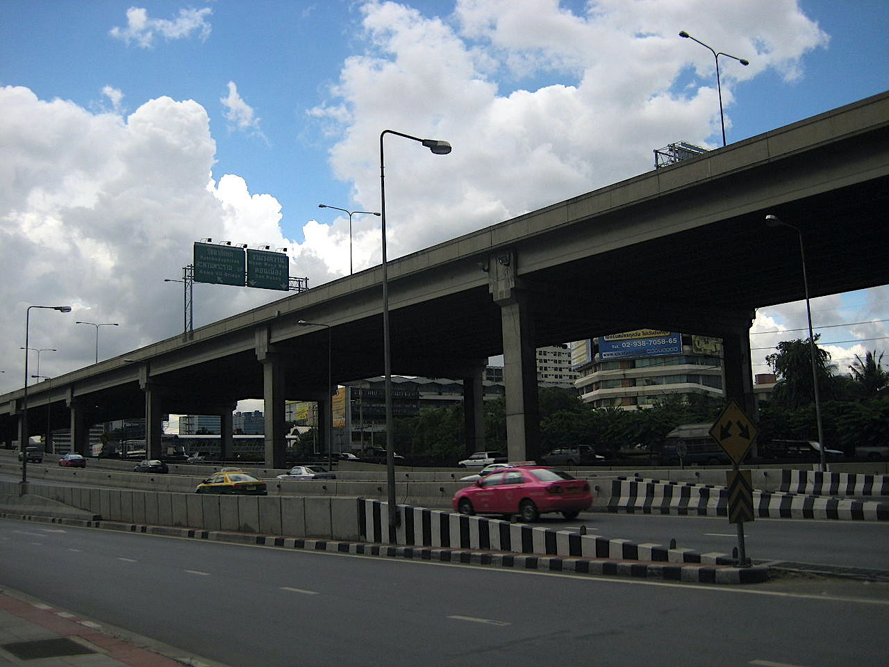 Bangkok's Uttaraphimuk Elevated Tollway, also known as Don Muang Tollway.