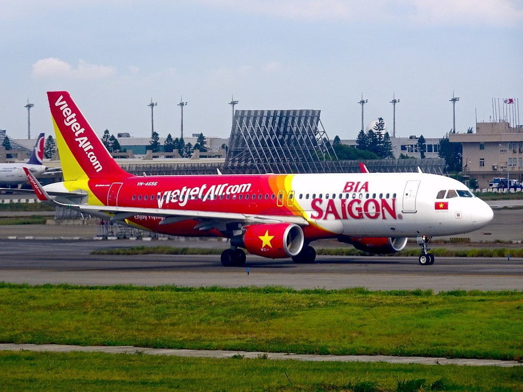 VietJet Air Airbus A320in Taiwan
