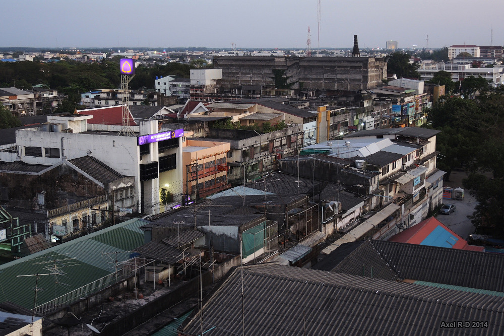 General view of Nakhon Si Thammarat in Southern Thailand