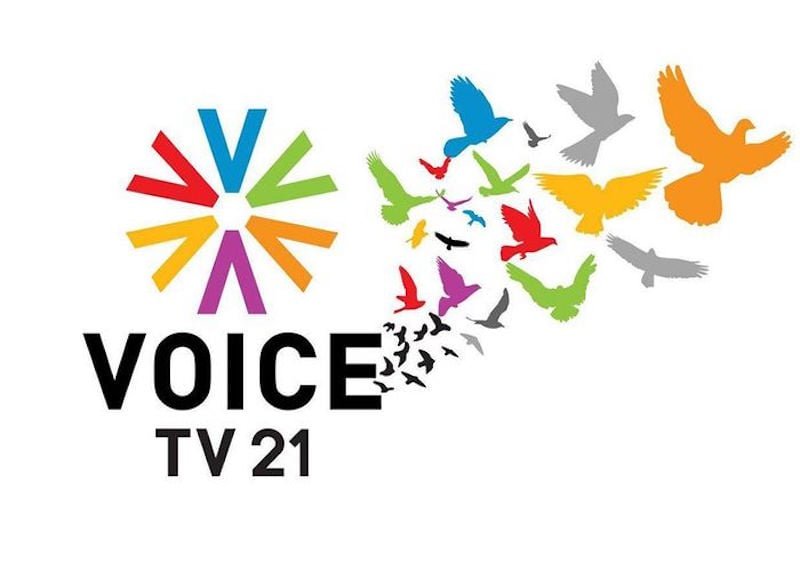 VoiceTV 21 logo