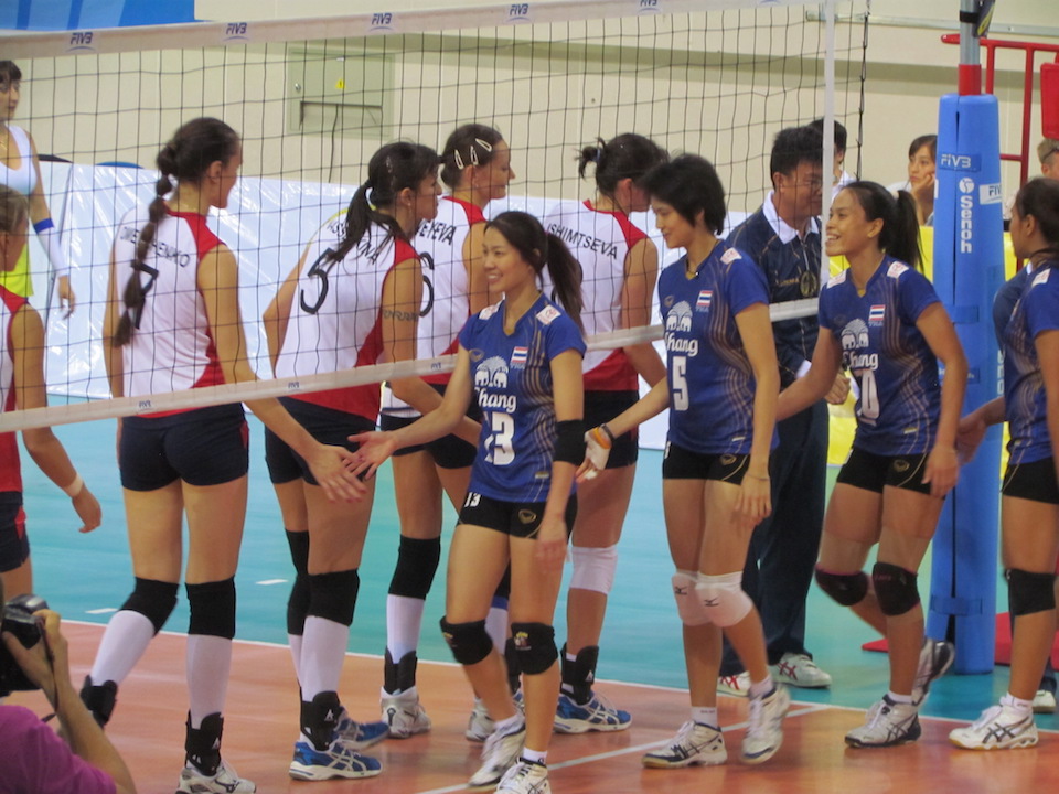 3rd AVC volleyball Cup for Women. Thailand - Kazakhstan