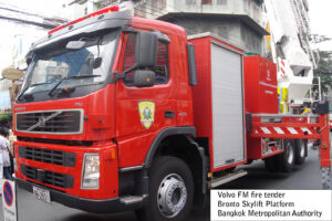 Bangkok's BMA Volvo FM 6x4 fire truck