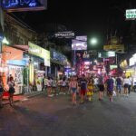Walking Street in Pattaya at night