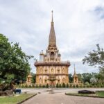 Wat Chaithararam also known as Wat Chalong in Chalong Subdistrict, Phuket.