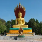 Big Buddha at Wat Charoen Rom Muang, Trang