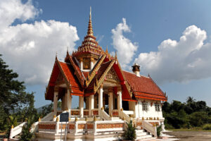 Wat Phra Thong Temple in Phuket, is a Buddhist temple known for its gold statue of a half-buried Buddha, plus a museum