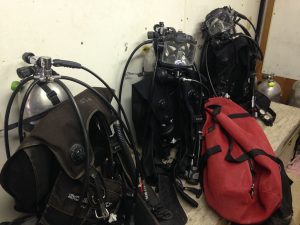 Rescue scuba gear