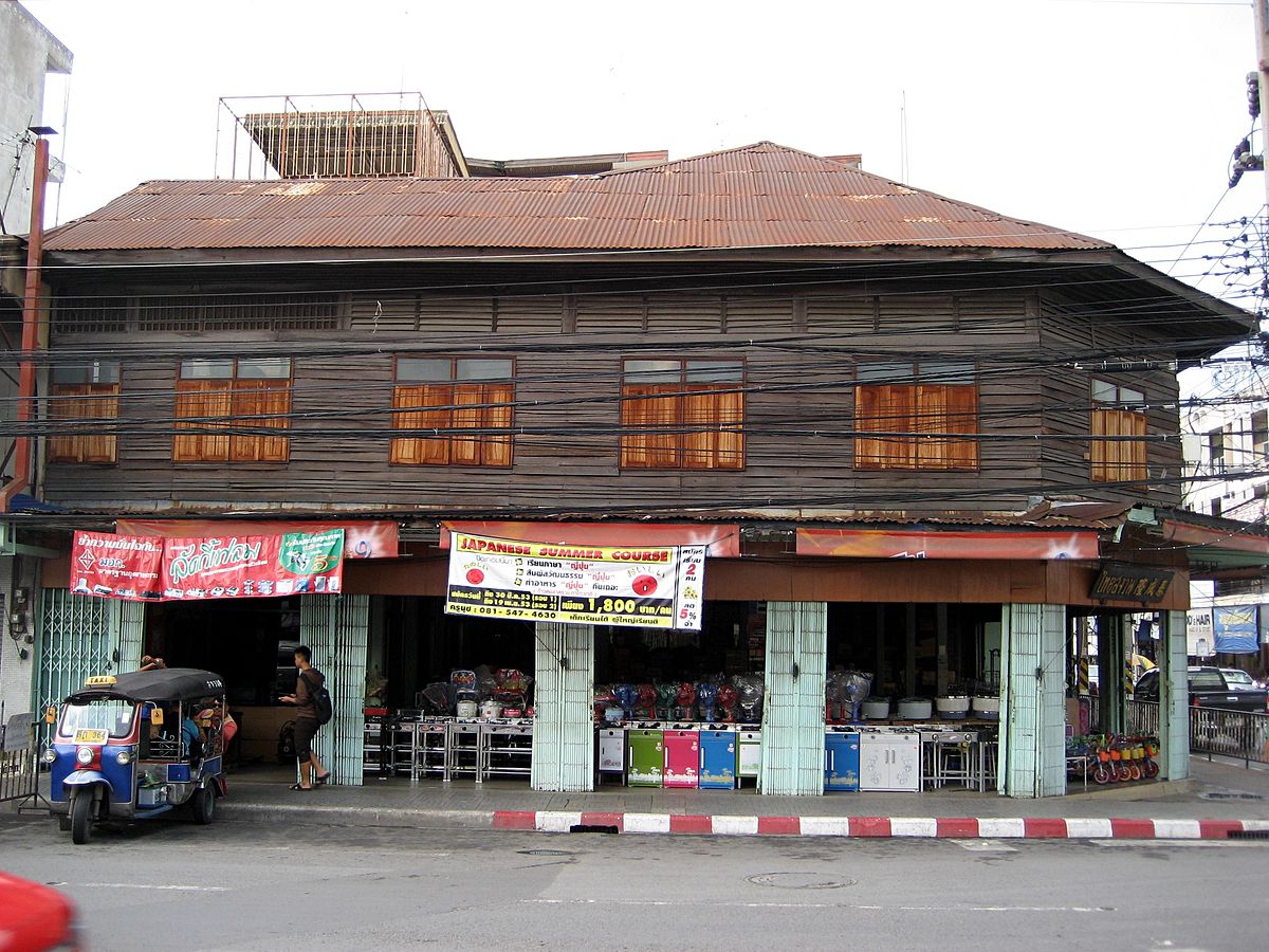 Wooden house in Korat, Nakhon Ratchasima province