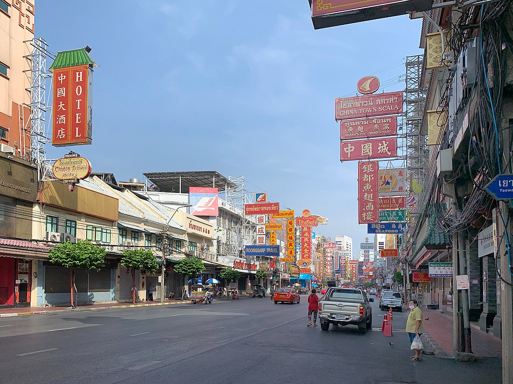 Bangkok’s Chinatown Yaowarat, sits empty due the lack of foreigners during COVID-19
