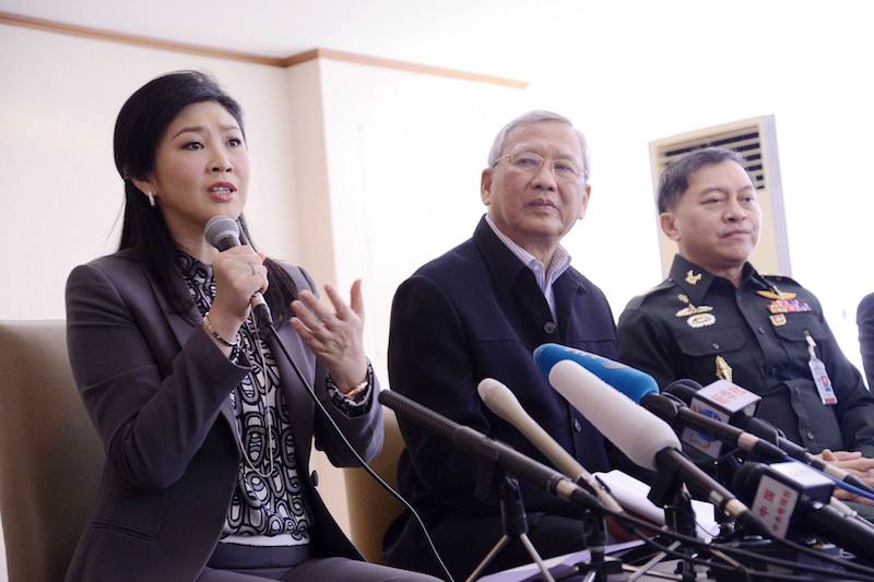 Yingluck Shinawatra and Niwatthamrong