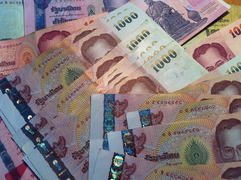 Thai baht banknotes
