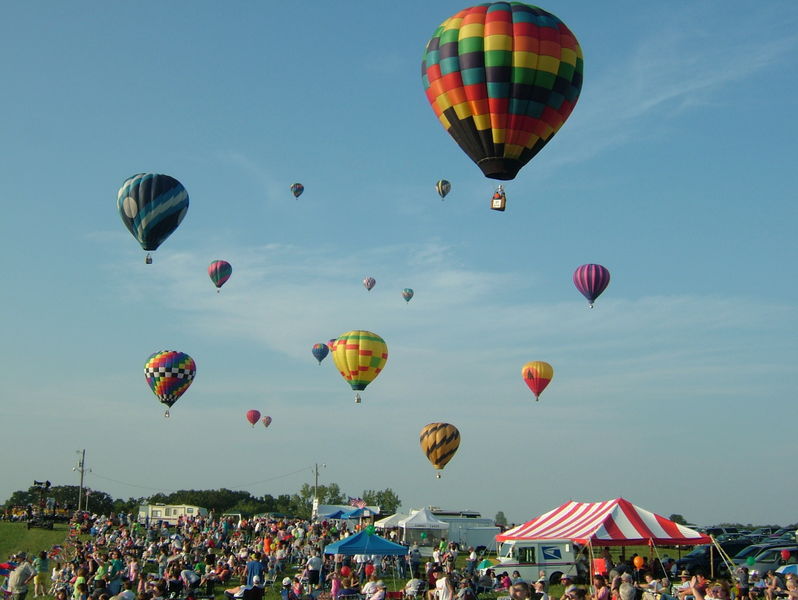 Hot air balloons