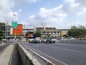 Road in Bang Kapi, Huai Khwang, Bangkok