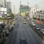 Street in Bang Kapi district, Bangkok