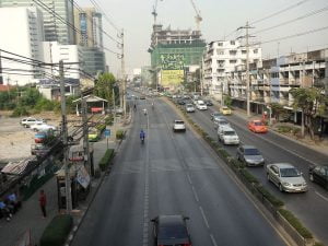 Street in Bang Kapi district, Bangkok