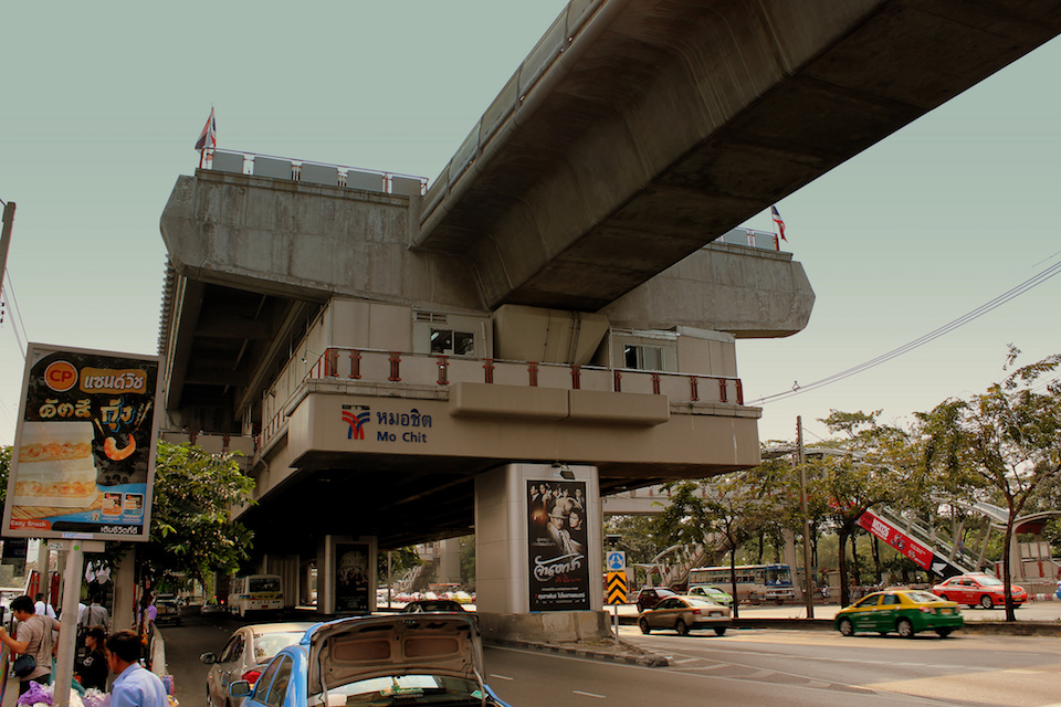 Mo Chit Skytrain Station in Bangkok
