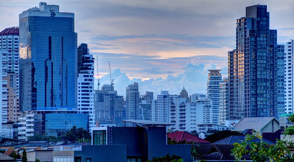 High rise buildings in Bangkok