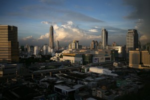 Skyline of Bangkok and the Baiyoke Tower II