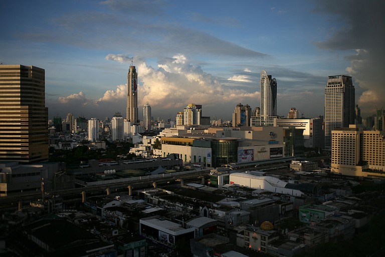 Skyline of Bangkok and the Baiyoke Tower II
