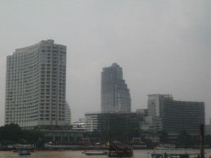 The Shangri-La hotel and the Chao Phraya River, Bangkok