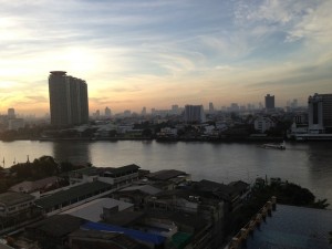 The Chao Phraya river