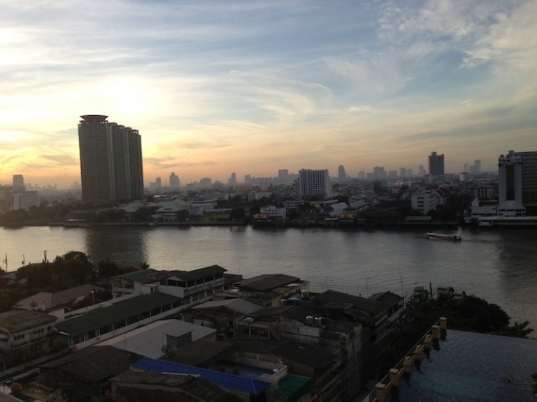 The Chao Phraya river