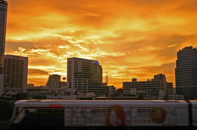Sunset in Bangkok