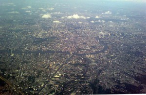 Aerial photograph of Bangkok