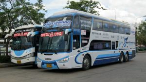 Air Korat Scania Irizar buses at Nakhon Ratchasima bus station